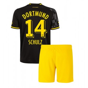 Borussia Dortmund Nico Schulz #14 babykläder Bortatröja barn 2022-23 Korta ärmar (+ Korta byxor)